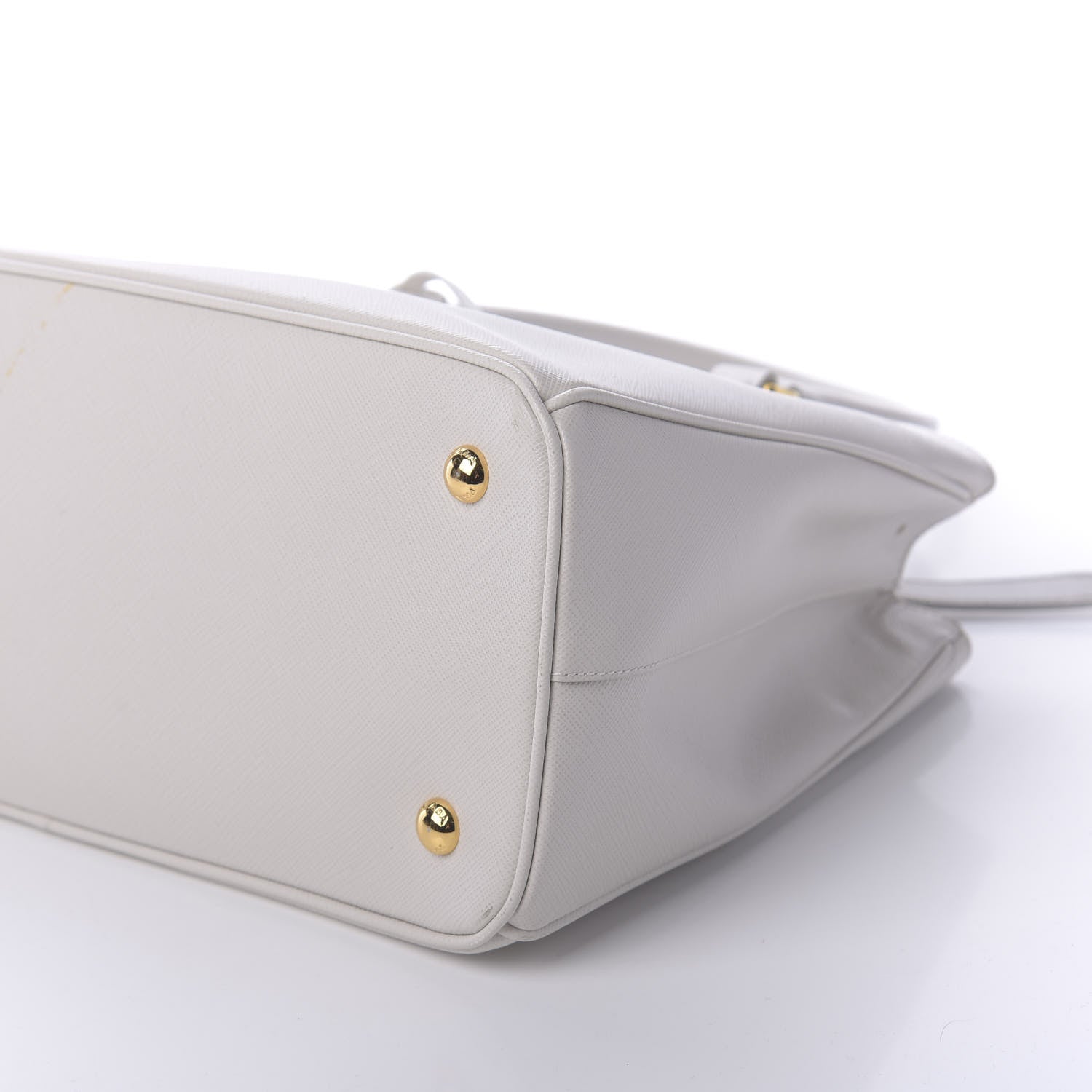 Prada Saffiano Lux Medium Tote Talco 7 of 9