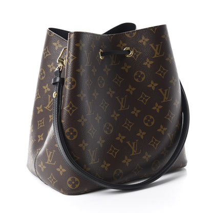 Louis Vuitton Monogram Neonoe MM Black 3 of 10