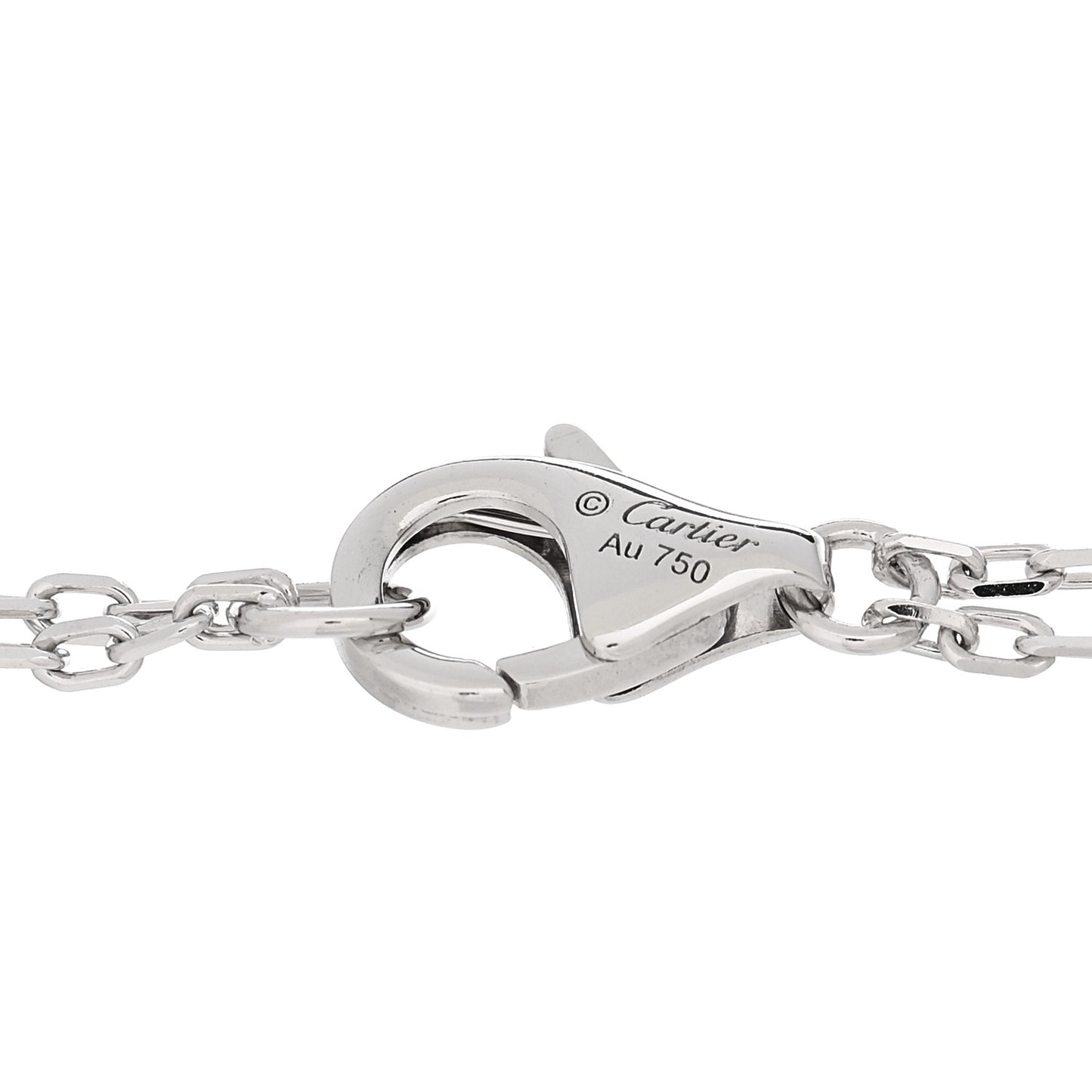 18K White Gold Diamond LOVE Bracelet
