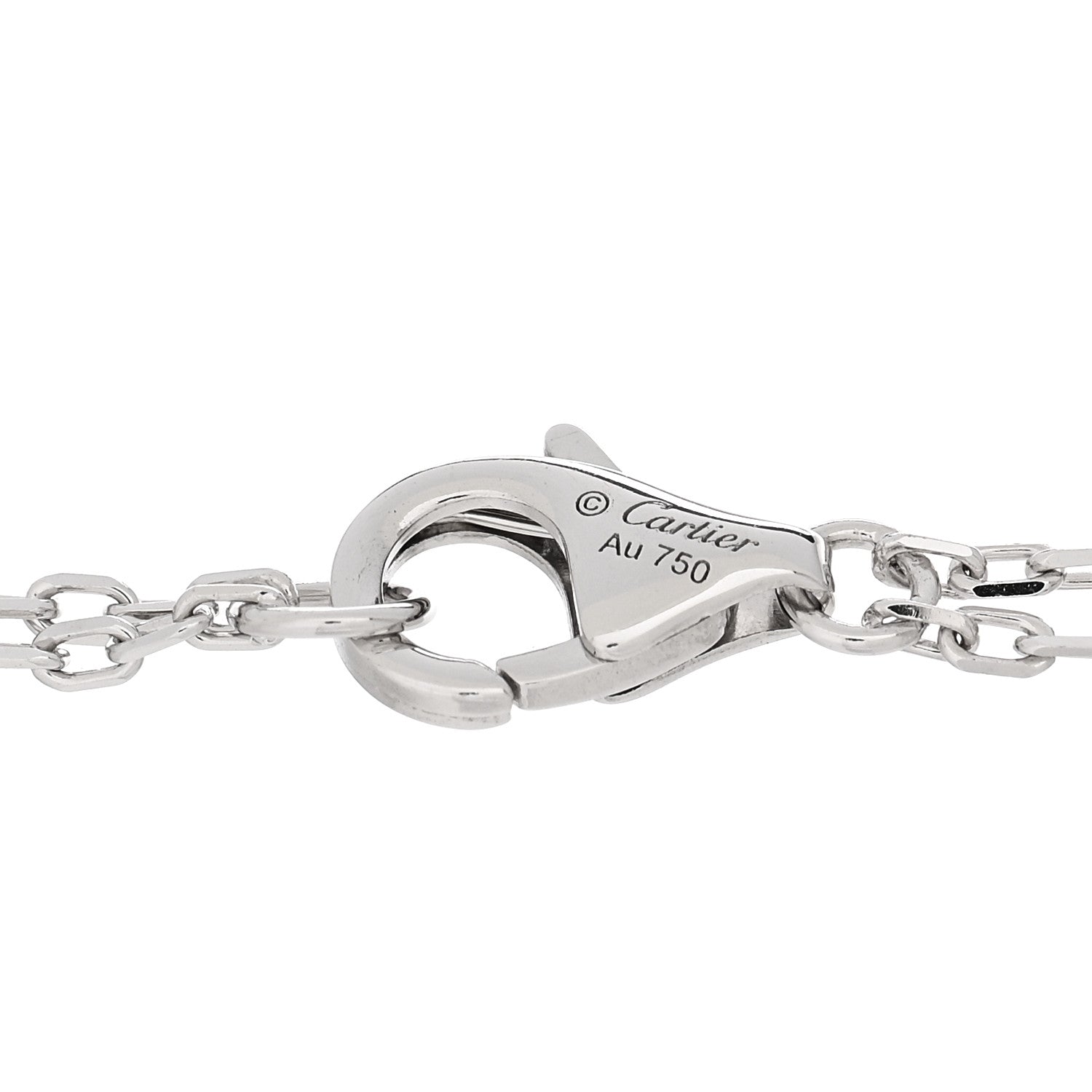 Cartier 18K White Gold Diamond LOVE Bracelet 3 of 3
