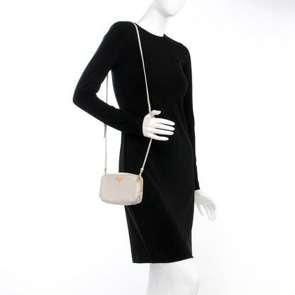Prada Saffiano Mini Camera Crossbody White 2 of 10