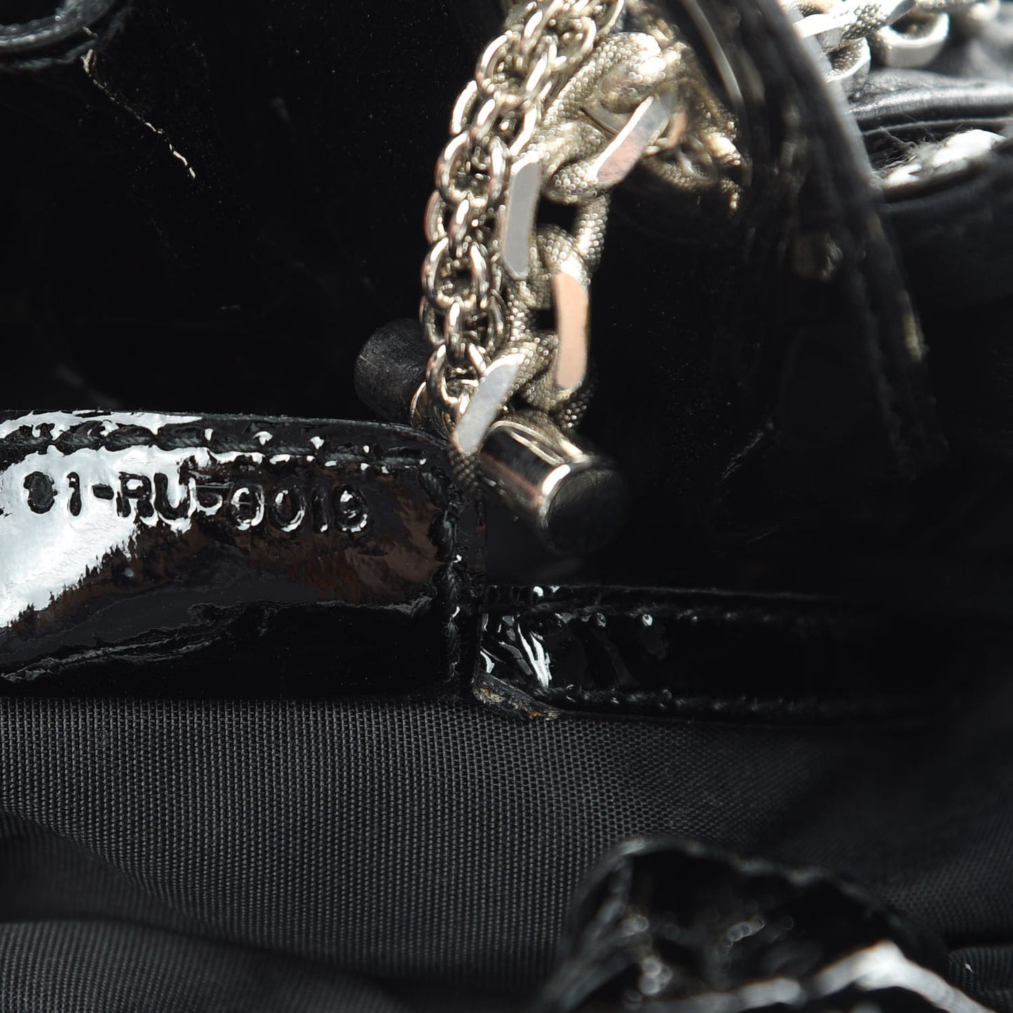Patent Cannage Medium Le Trente Tote Black