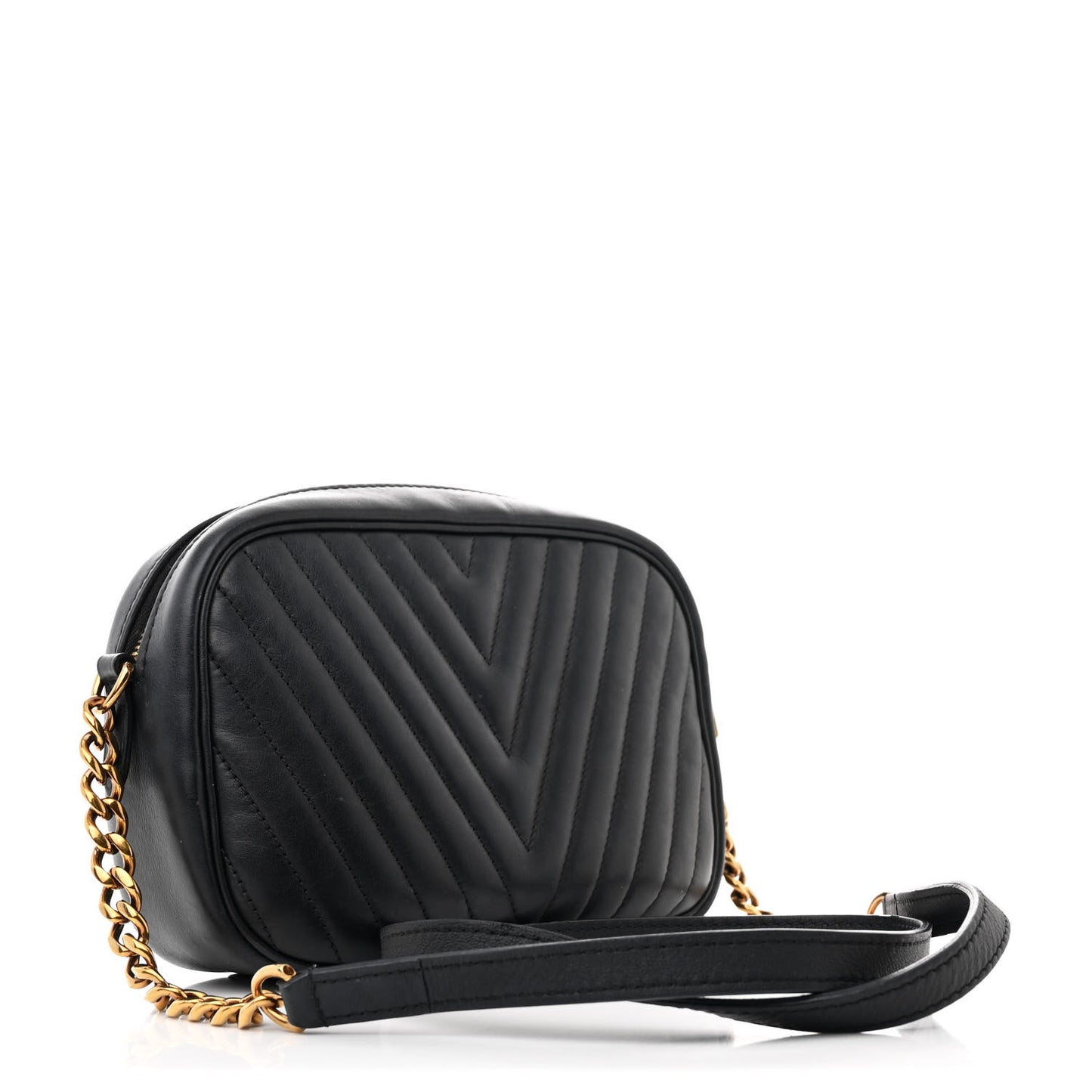 Calfskin New Wave Camera Bag NV Black
