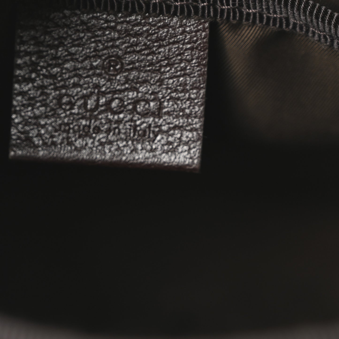 GG Supreme Monogram Selleria Calfskin Large Diaper Bag Beige Ebony Cocoa Dark Chocolate