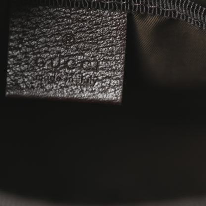 Gucci GG Supreme Monogram Selleria Calfskin Large Diaper Bag Beige Ebony Cocoa Dark Chocolate 6 of 10