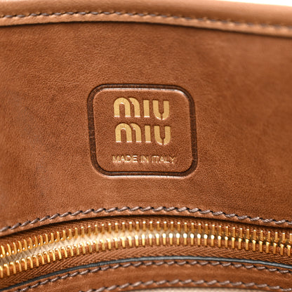 Miu Miu Nappa Medium Aventure Bag Rovere 6 of 9