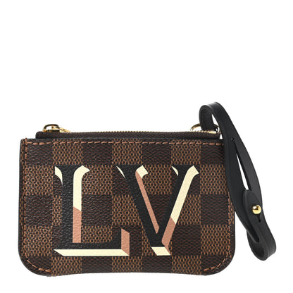 Louis Vuitton Damier Ebene Belmont Pochette Venus Pink 1 of 7