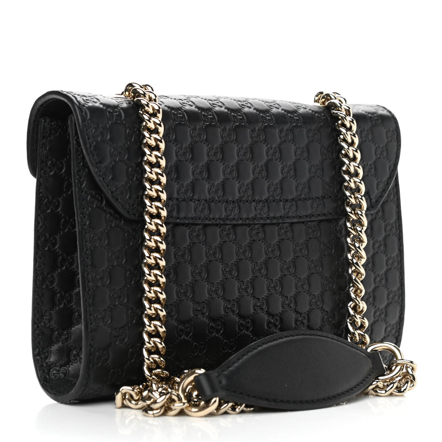 Microguccissima Mini Emily Shoulder Bag Black