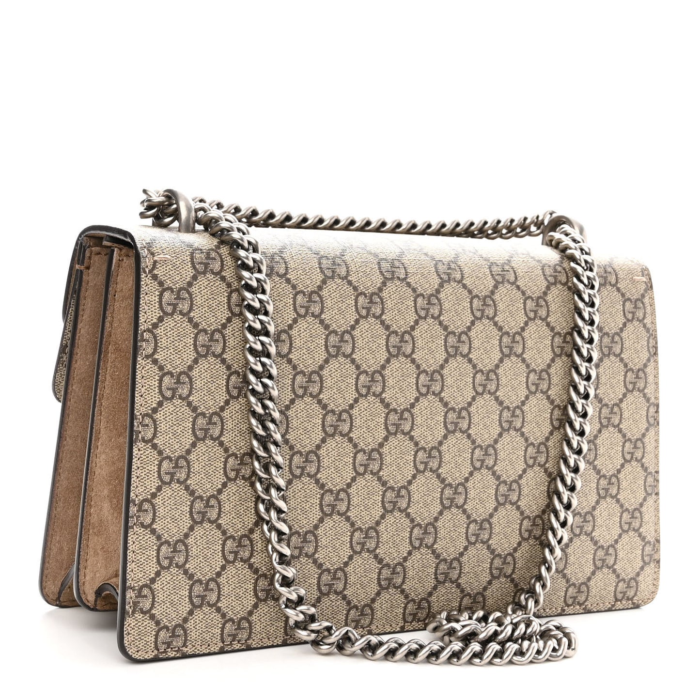 GG Supreme Monogram Small Dionysus Shoulder Bag Taupe