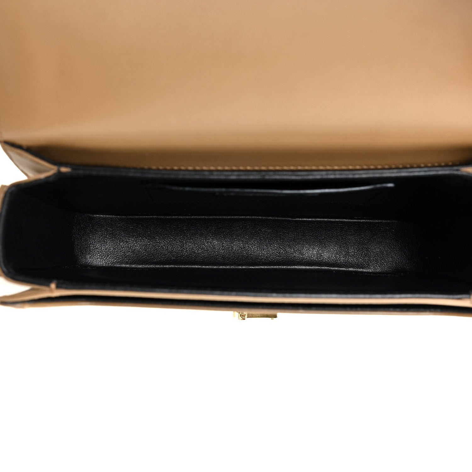 Saint Laurent Box Calfskin Monogram Medium Solferino Satchel Natural Tan 5 of 12