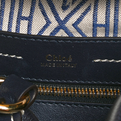 Chloe Calfskin Medium Daria Full Blue 6 of 13