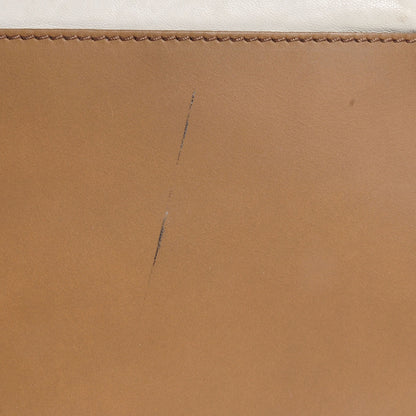 Celine Smooth Calfskin and Shrunken Lambskin Mini Tri-Color Luggage Chalk 6 of 10