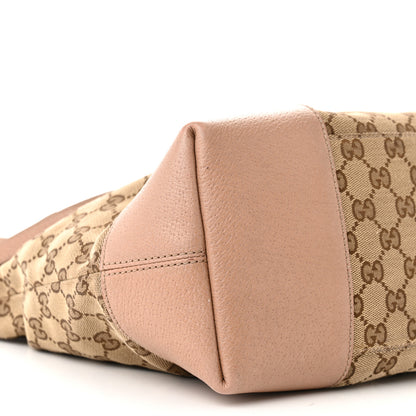 Gucci Monogram Medium Bree Foldover Tote Beige Soft Pink 9 of 18