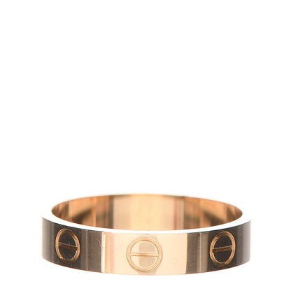 Cartier 18K Yellow Gold 3.5mm LOVE Wedding Band Ring 50 5.25 3 of 5