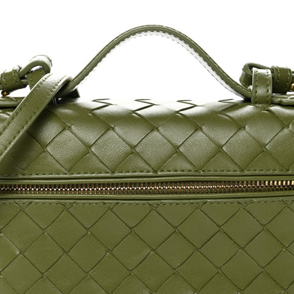 Bottega Veneta Calfskin Intrecciato Bang Bang Vanity Case Matcha 7 of 9
