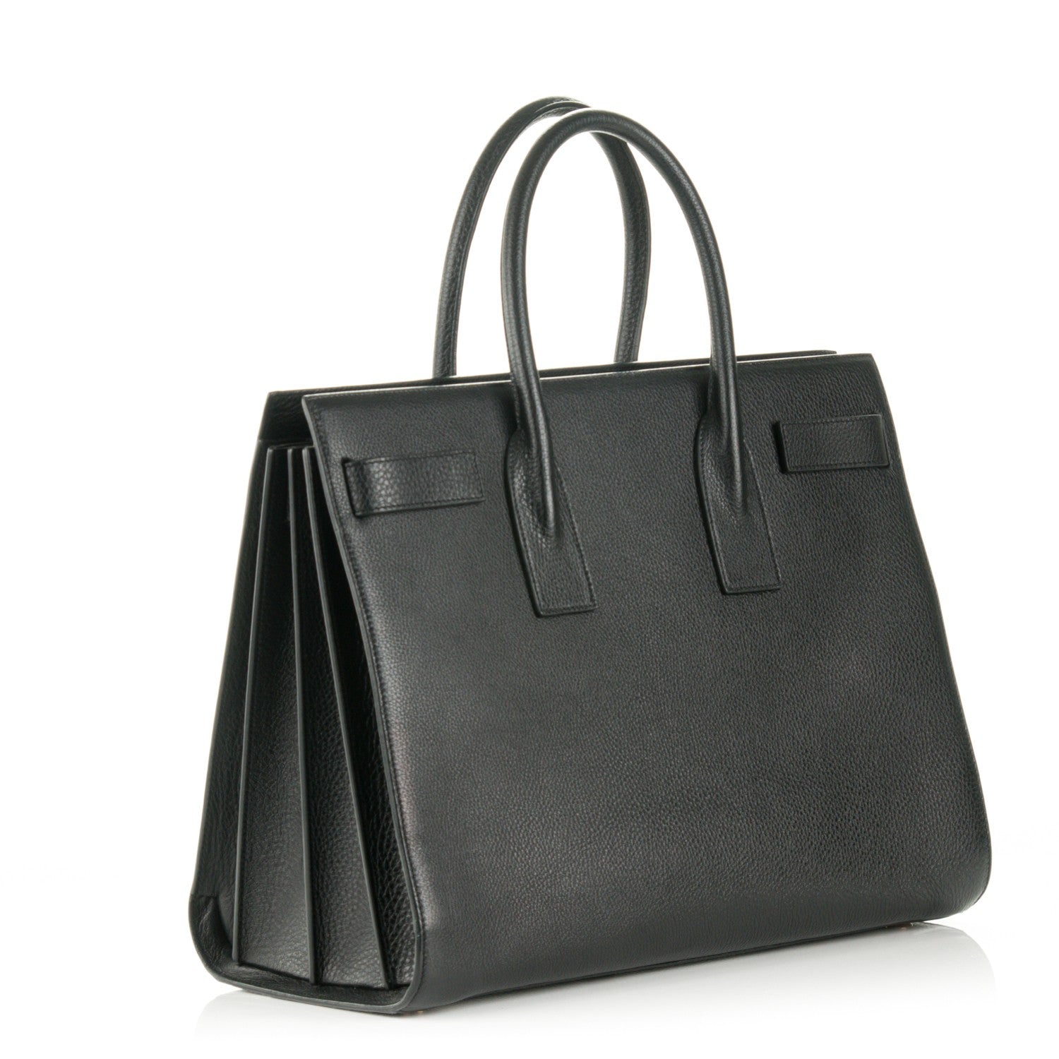 Saint Laurent Grained Calfskin Large Sac De Jour Carryall Black 3 of 7