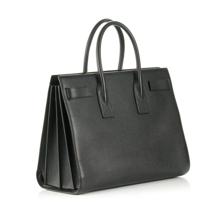Saint Laurent Grained Calfskin Large Sac De Jour Carryall Black 3 of 7