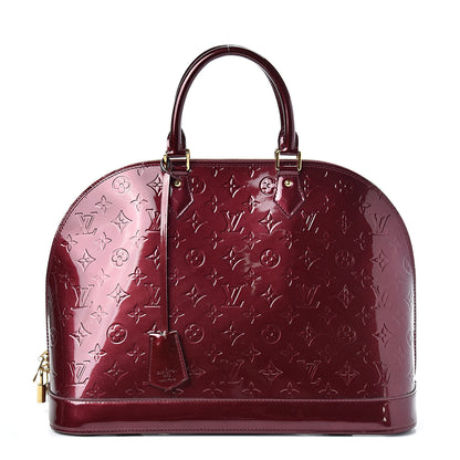 Louis Vuitton Vernis Alma GM Rouge Fauviste 1 of 14