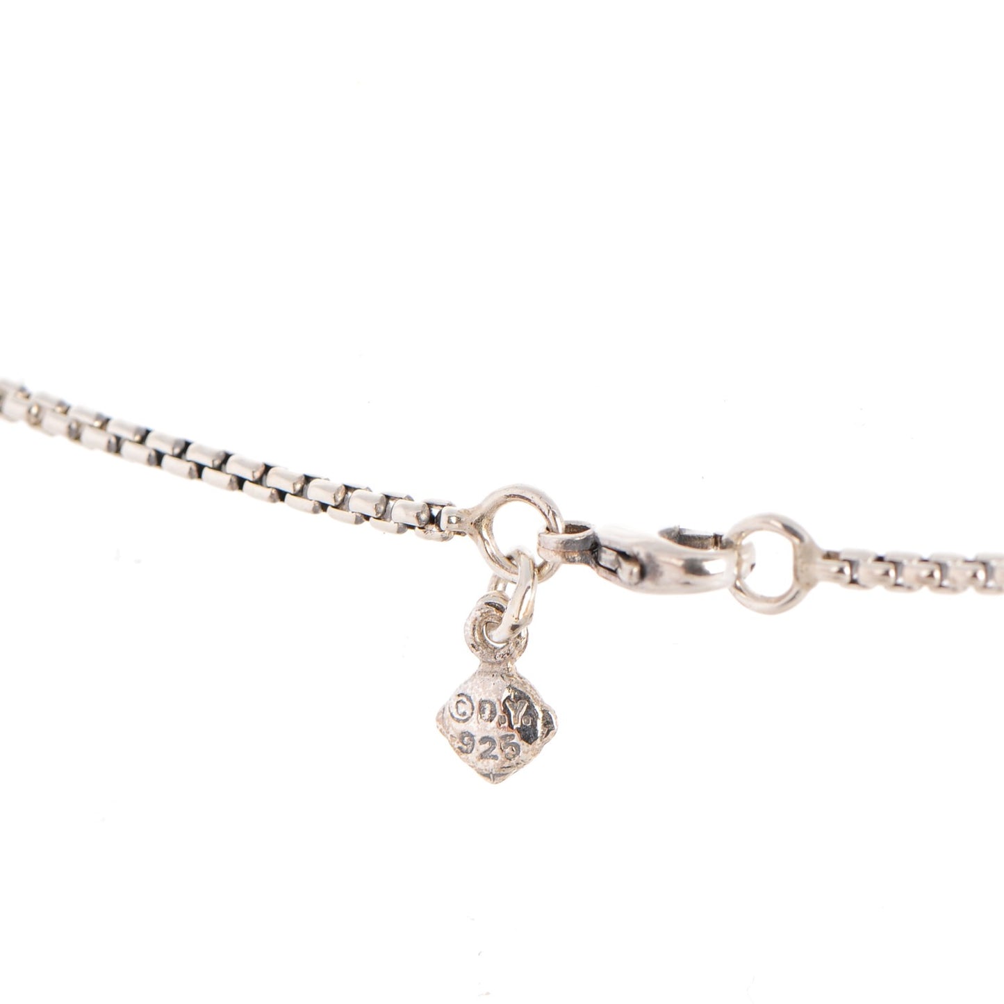 Sterling Silver Diamond 7mm Petite Albion Pendant Necklace