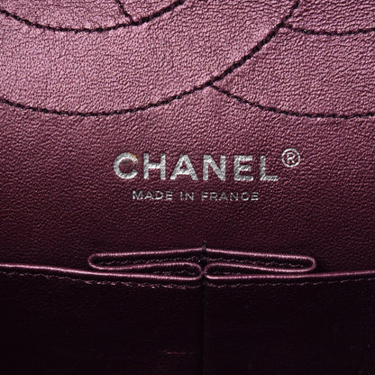Chanel Metallic Calfskin Quilted 2.55 Reissue 227 Flap Plum 6 of 7