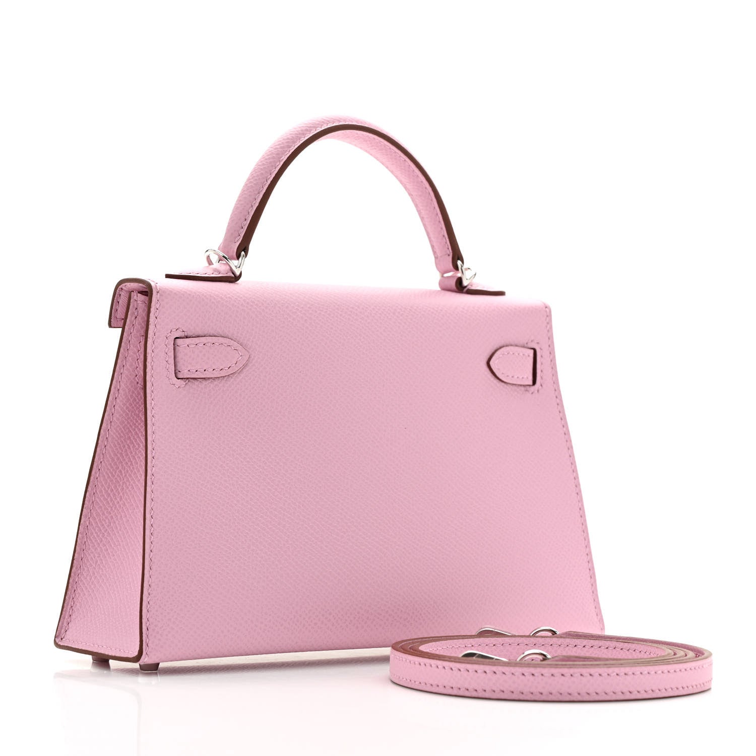 Hermes Epsom Mini Kelly Sellier 20 Mauve Sylvestre 3 of 9