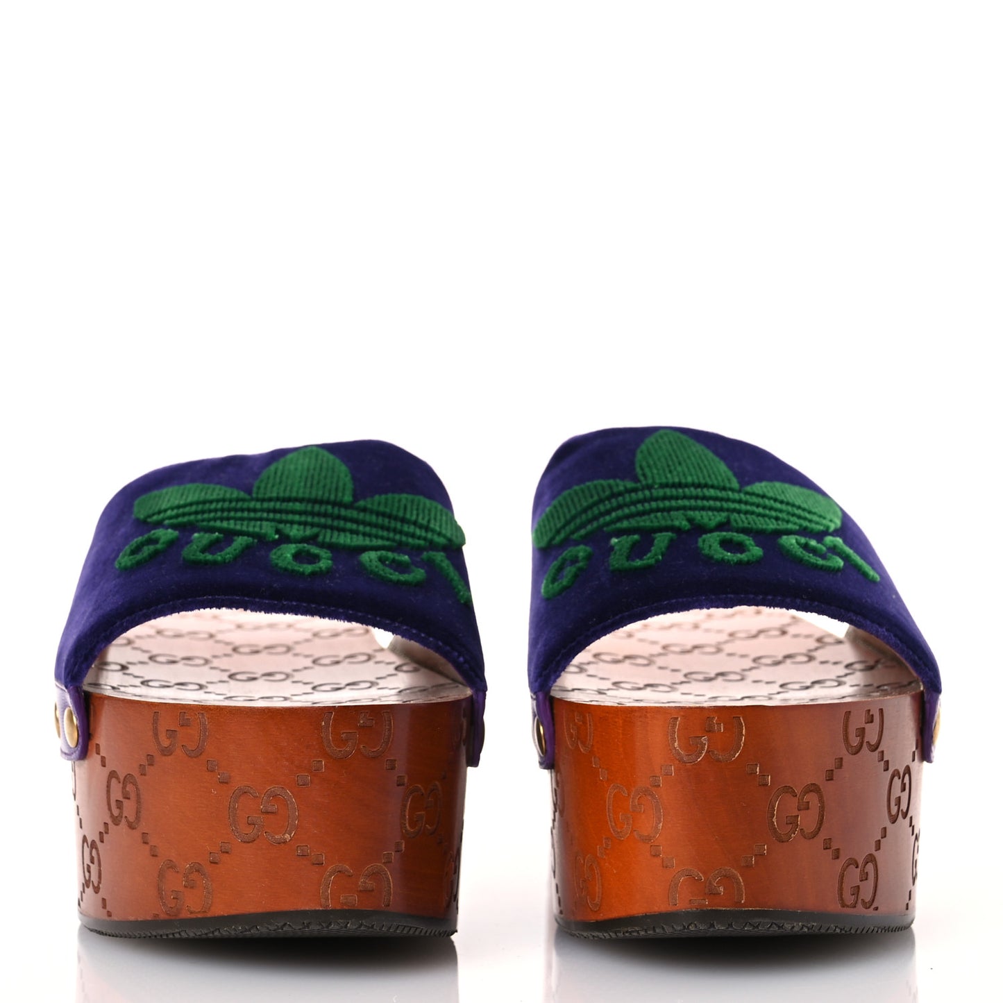 X ADIDAS Soft Velvet Malaga Kid Womens Platform Sandals 36.5  Iris Extreme