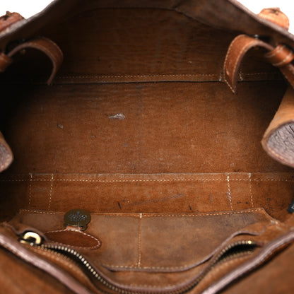 Mulberry Crocodile Embossed Calfskin East West Bayswater Brown 5 of 15