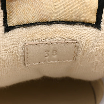 Gucci GG Monogram Nubuck Web Womens Screener Sneakers 39 New Sand Dusty Milk Vintage Green 38 New Sand Dusty Milk Vintage Green 31 of 39