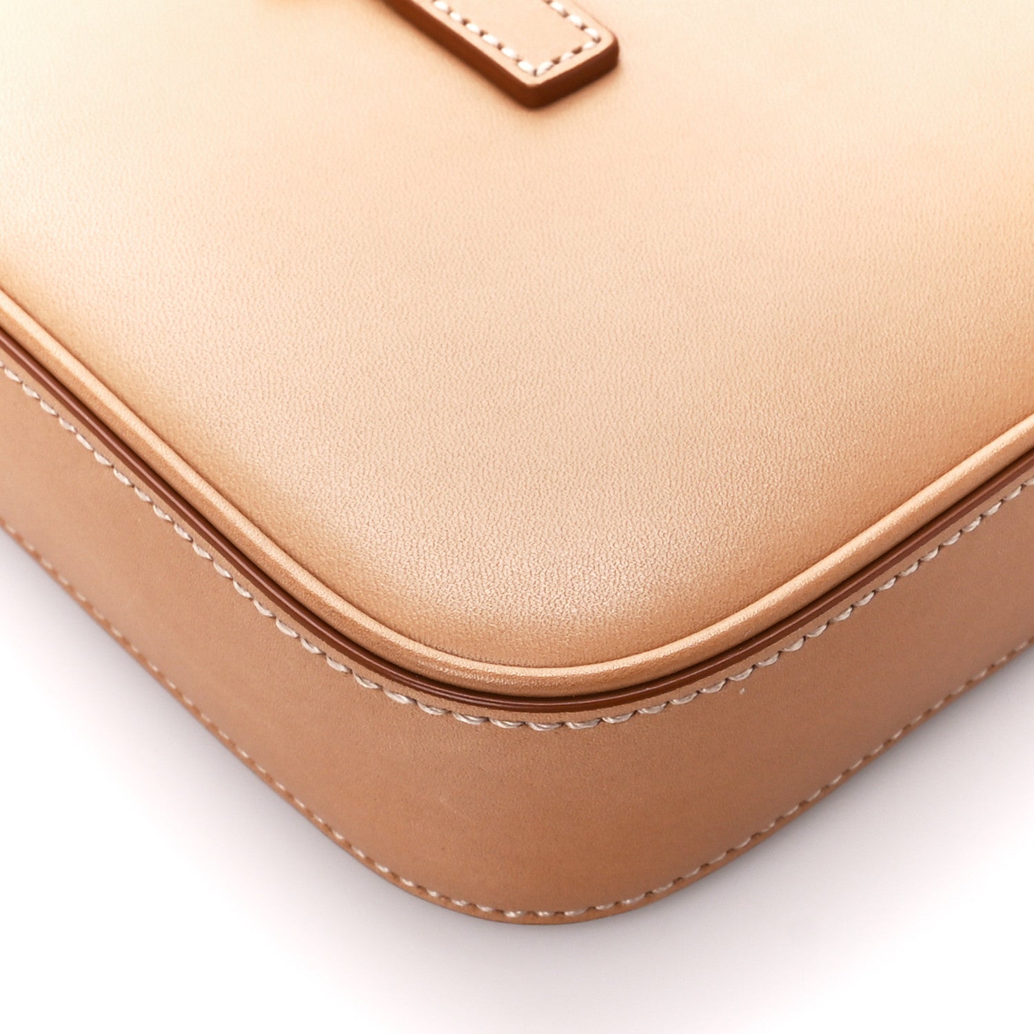 Saint Laurent Smooth Calfskin Le 5 A 7 Vertical Hobo Brown Gold 9 of 10