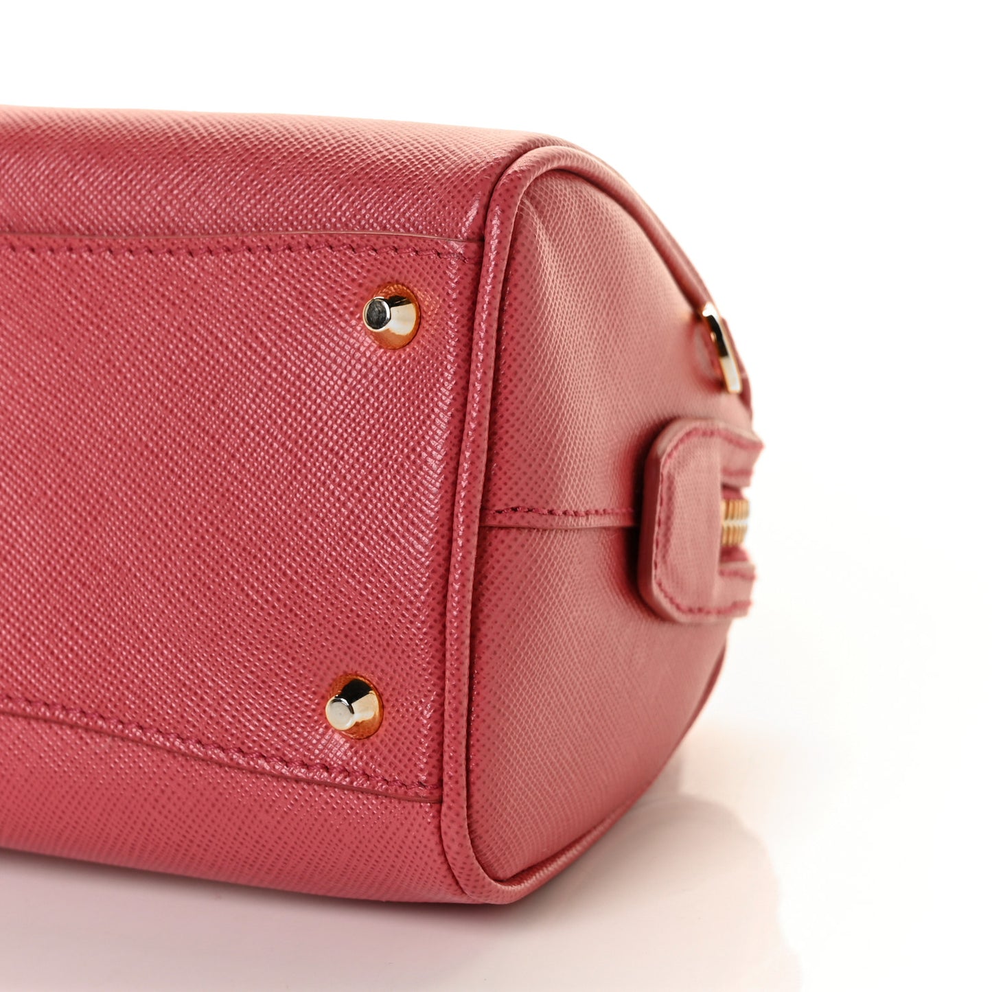 Saffiano Lux Mini Convertible Bowler Fuoco