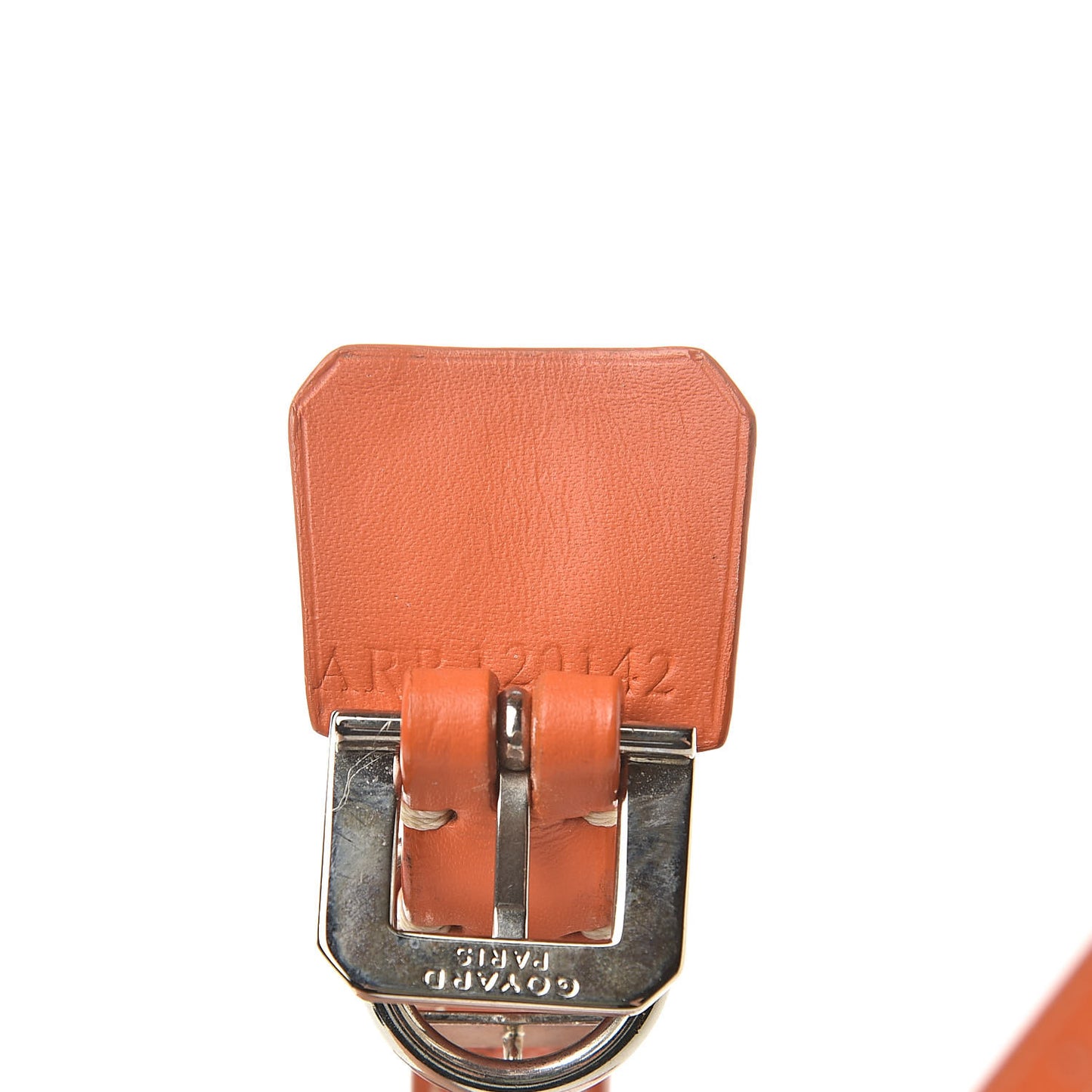 Goyardine Dog Collar Orange