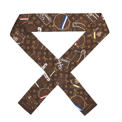 Louis Vuitton Silk Monogram Trunks Bandeau 1 of 5