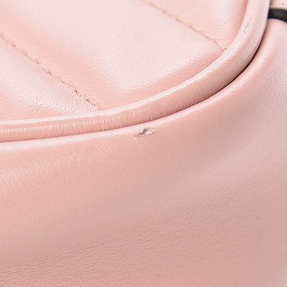 Gucci Calfskin Matelasse Mini GG Marmont Shoulder Bag Perfect Pink 8 of 12