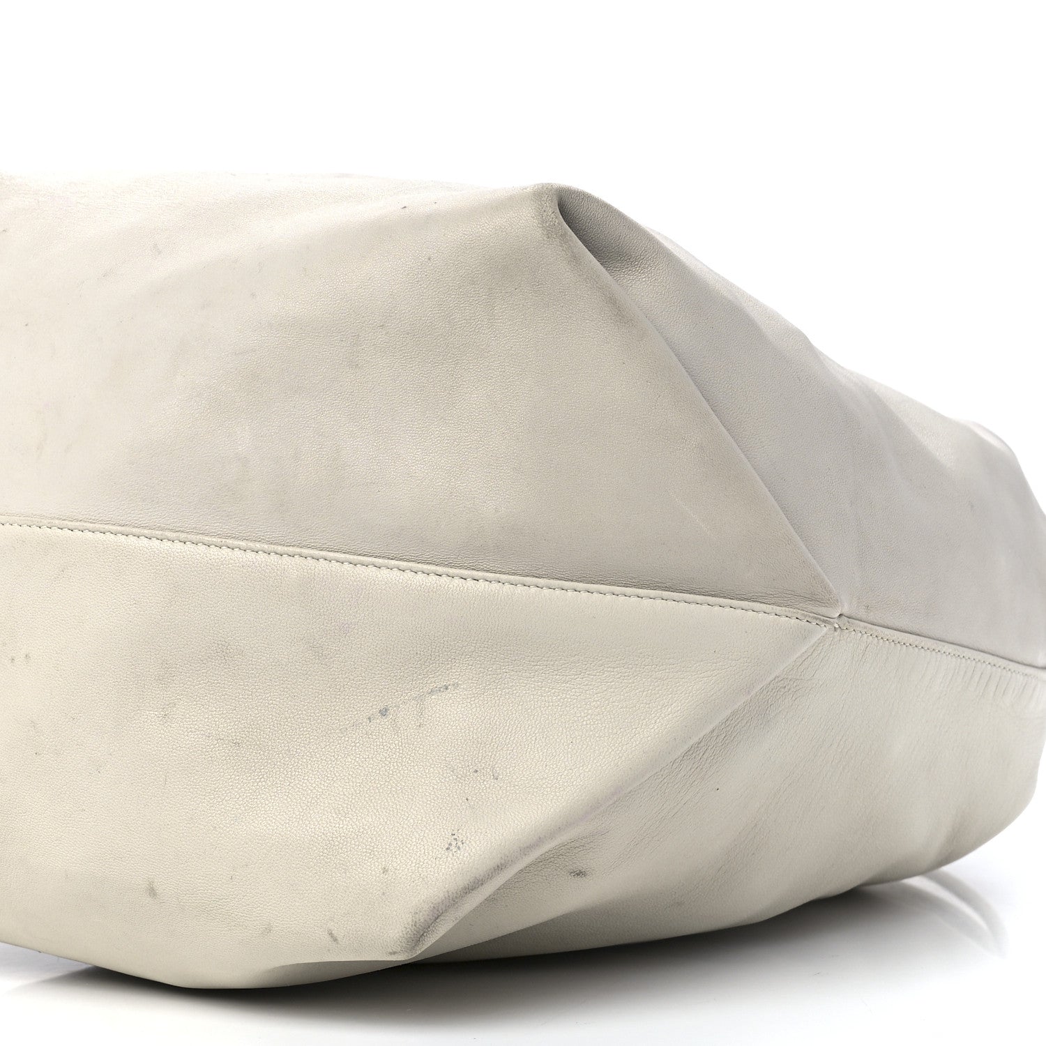 Saint Laurent Lambskin Teddy Drawstring Bag Crema Soft 11 of 15
