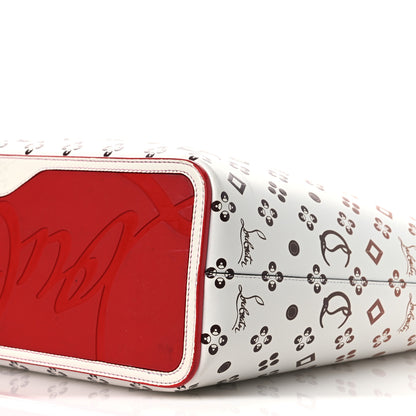 Christian Louboutin Calfskin Patent Degrade Loubinthesky East West Cabata Tote White 11 of 14
