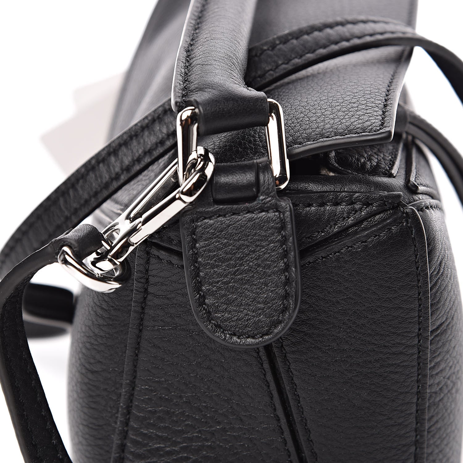 Loewe Calfskin Mini Puzzle Bag Black 10 of 10