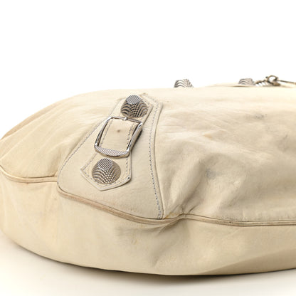 Balenciaga Agneau Giant 21 Silver Hardware Hobo White 9 of 17