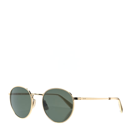 Celine Metal Round Sunglasses CL40100U Gold 1 of 6