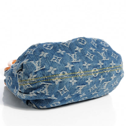 Louis Vuitton Denim Pleaty Blue 4 of 7