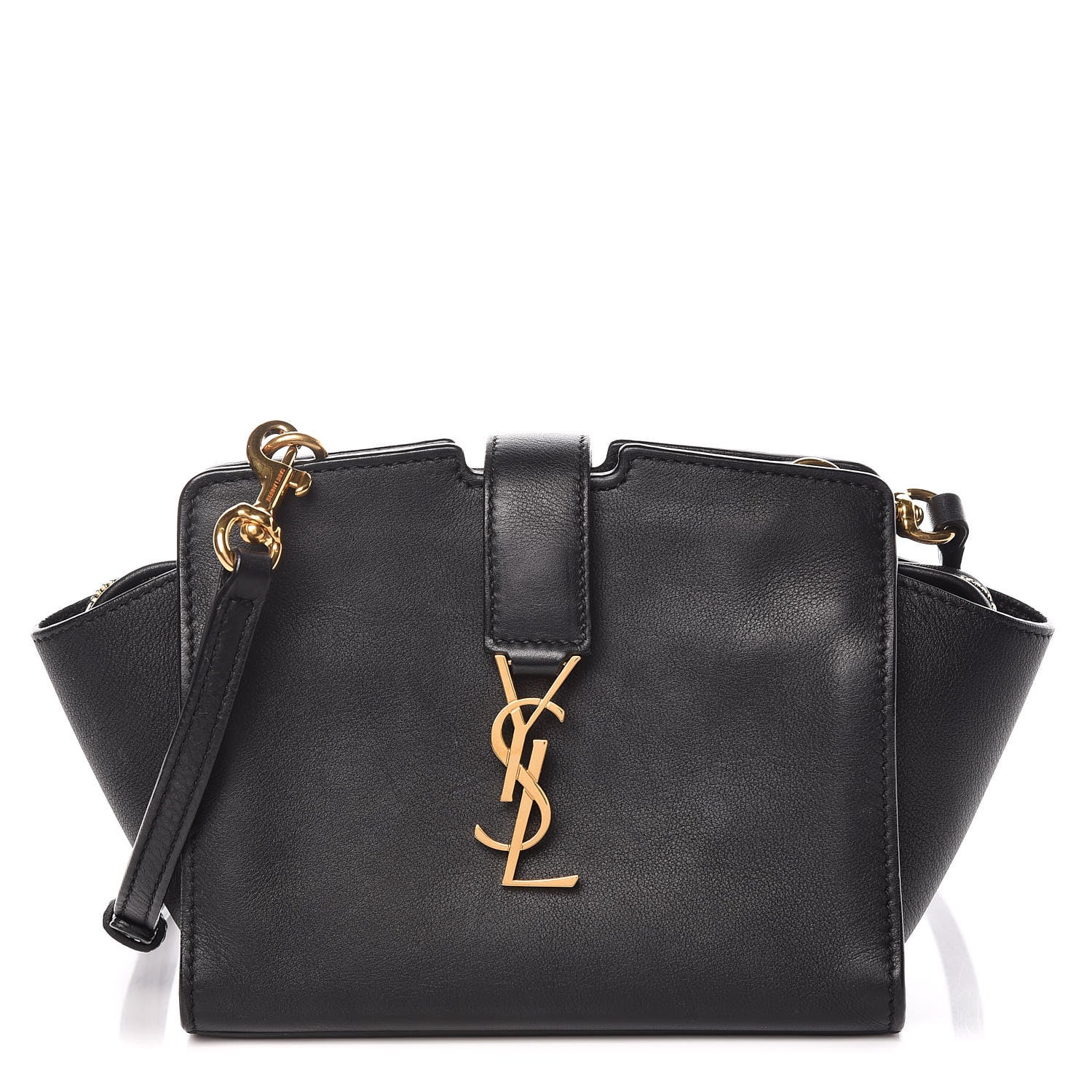 Saint Laurent Calfskin Monogram Toy Cabas Black 1 of 10