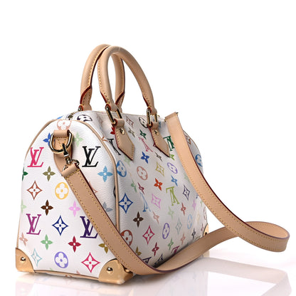 Louis Vuitton LV X TM Monogram Multicolor Speedy Bandouliere 25 White 3 of 10