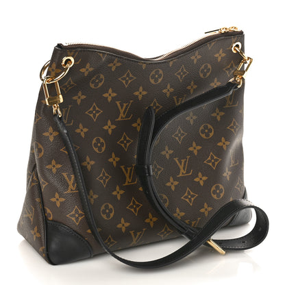 Louis Vuitton Monogram Odeon MM Black 2 of 8