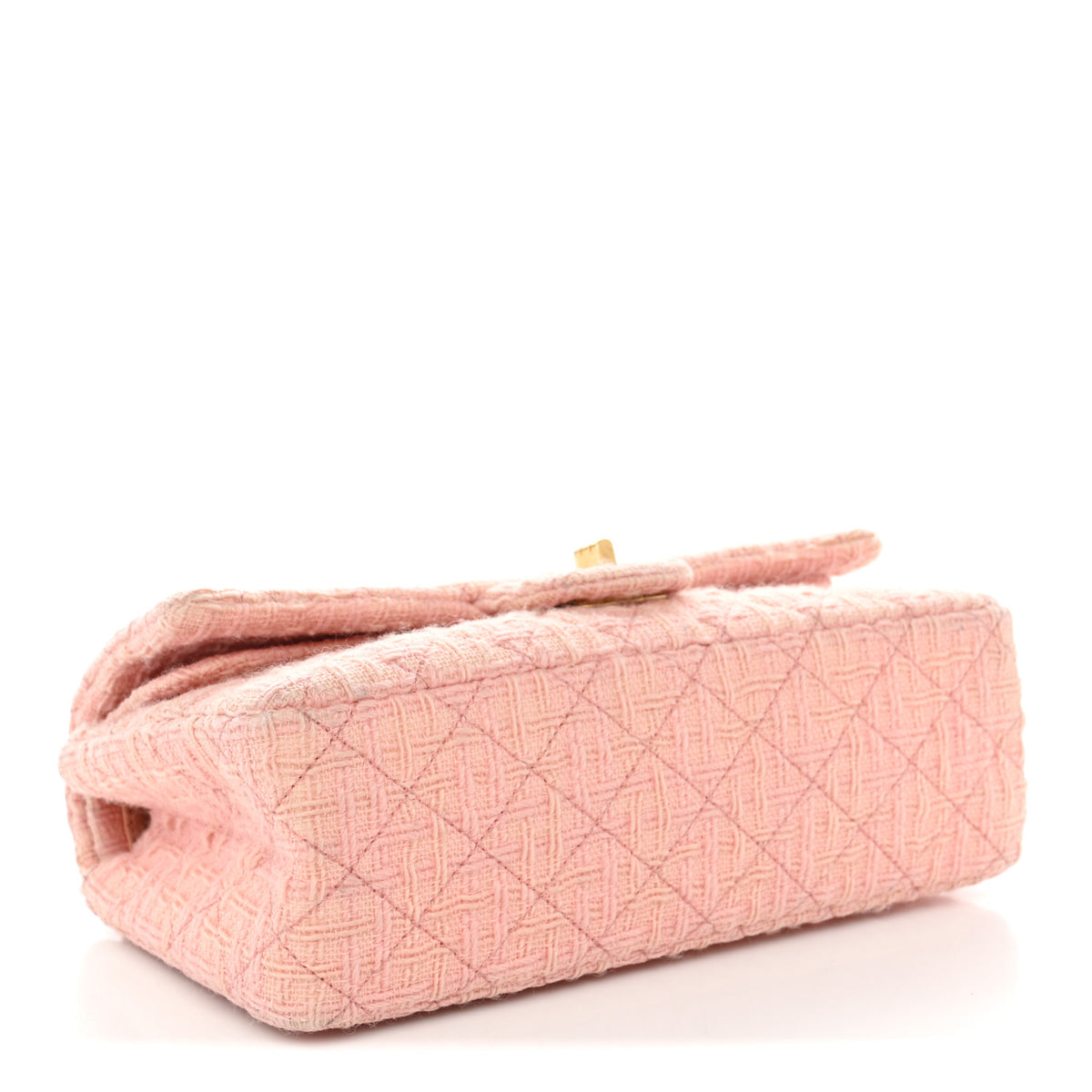 Chanel Wool Tweed Quilted 2.55 Reissue 225 Flap Light Pink 5 of 14