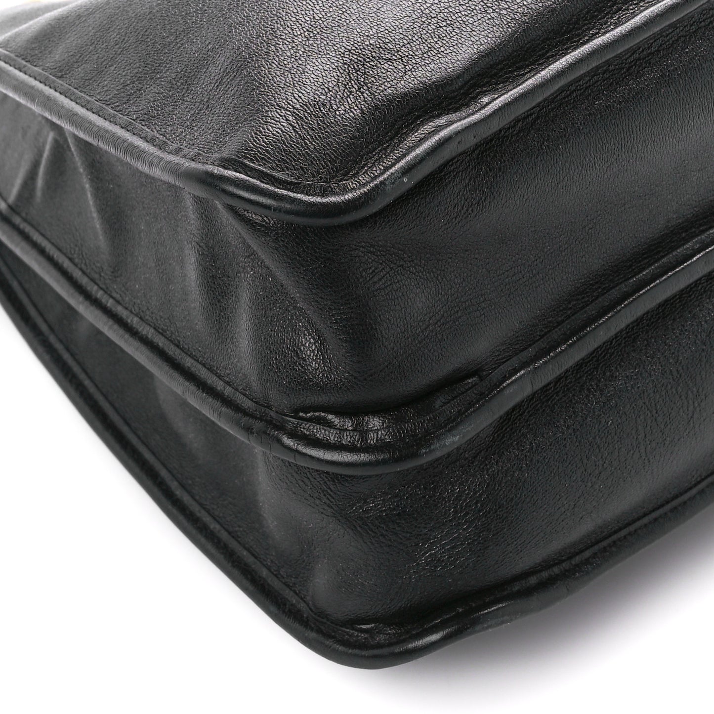 New Sakai Calfskin Lux Medium Horsebit 1955 Tote Bag Black