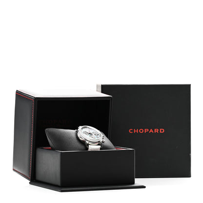 Chopard Stainless Steel Rubber Diamond Bezel Black Mother of Pearl 39mm Mille Miglia Race Edition Chronograph Automatic Watch 6 of 6