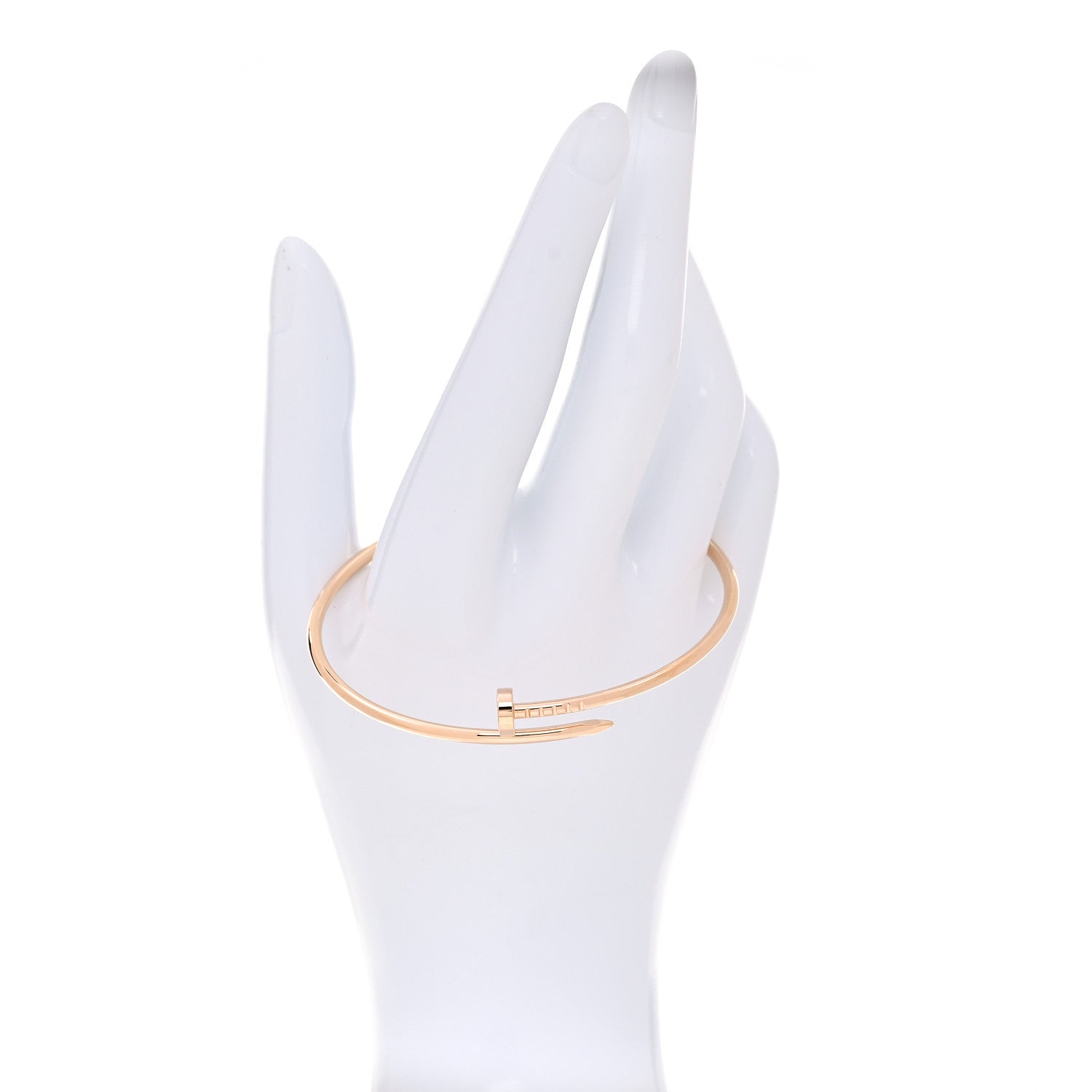 Cartier 18K Pink Gold Small Juste Un Clou Bracelet 19 2 of 6