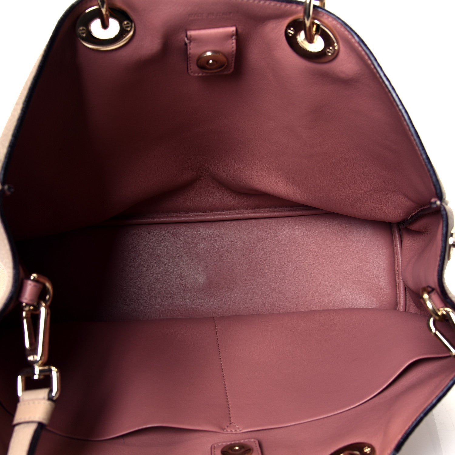 Christian Dior Bullcalf Large Diorissimo Tote Beige Petale 4 of 4