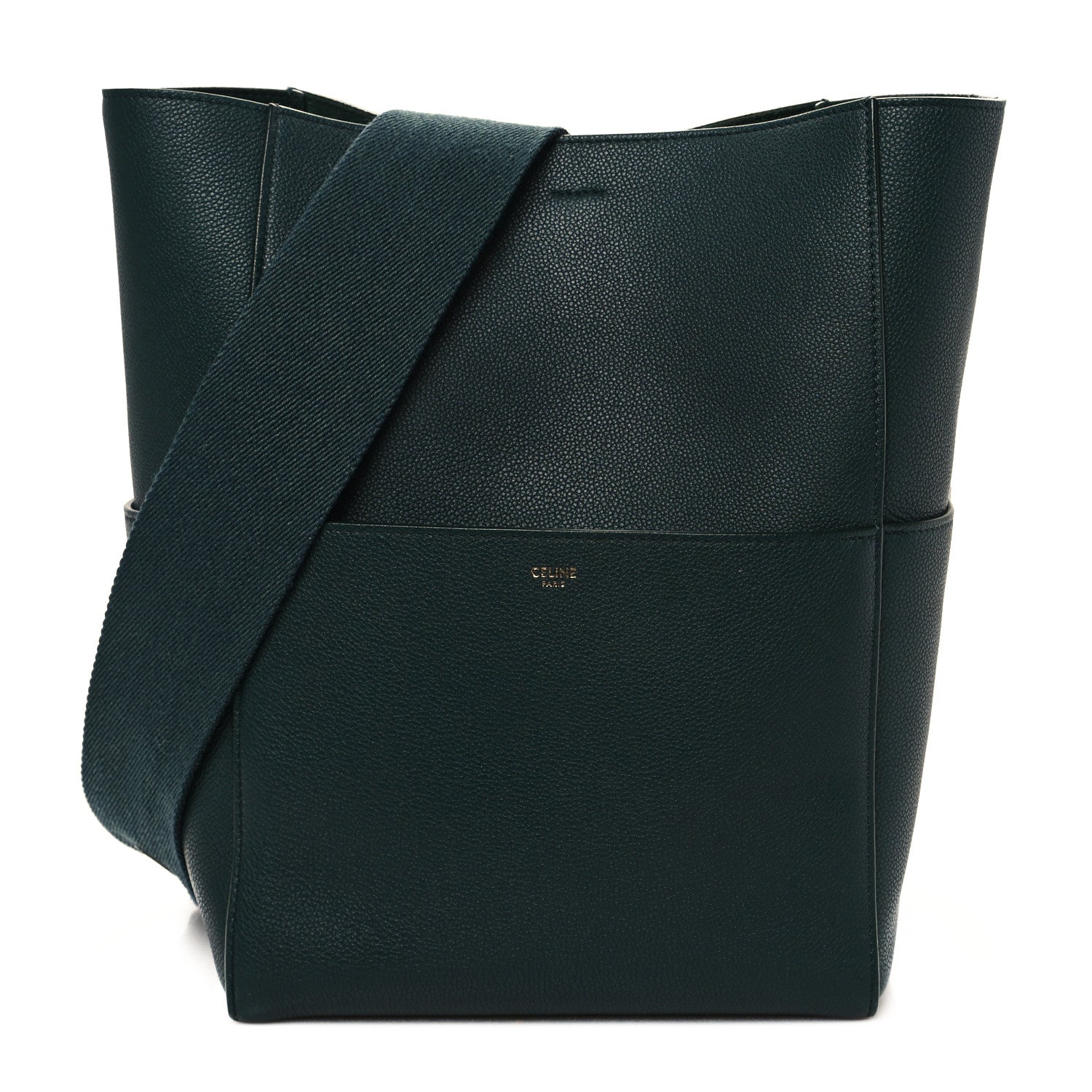 Celine Soft Grained Calfskin Sangle Bucket Bag Amazone 1 of 9