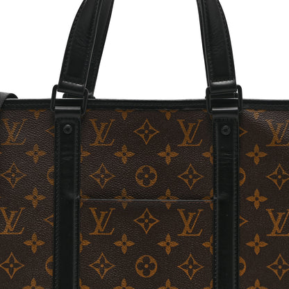 Louis Vuitton Monogram Macassar Weekend Tote PM 8 of 10