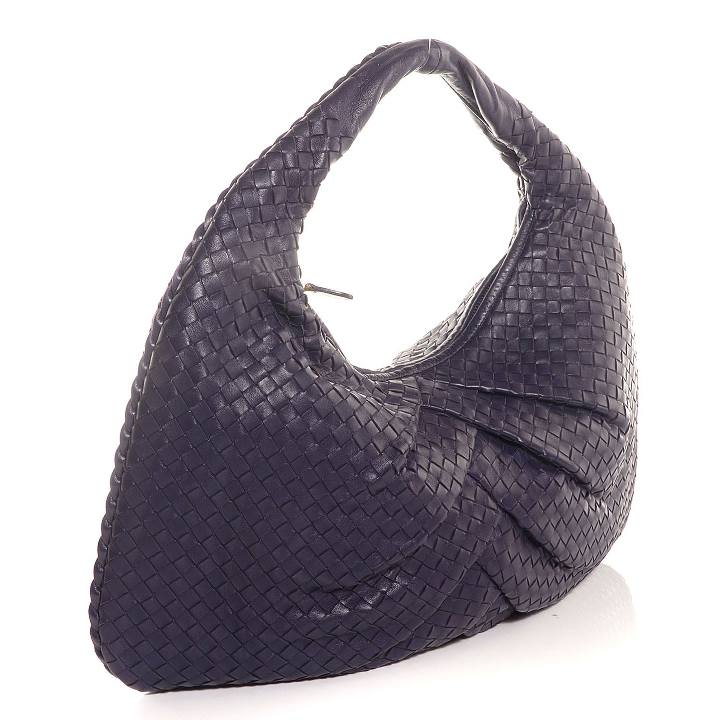 Nappa Intrecciato Pleated Large Veneta Hobo Turbolence